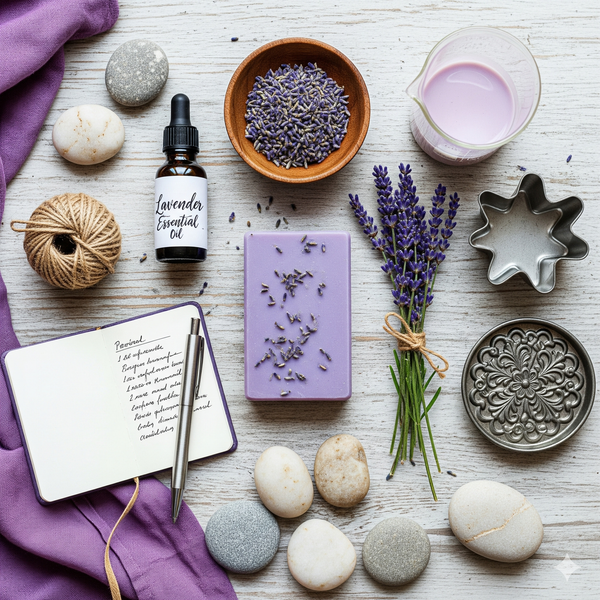 "Make Lavender Essential Oil Soap at Home: A Step-by-Step DIY Guide"
